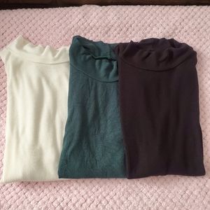 3 PK American Eagle Mock Neck Tank Top